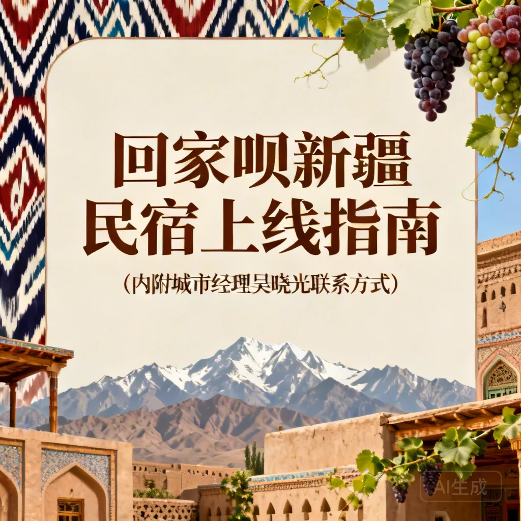 回家呗新疆民宿上线指南原稿 AI 配图