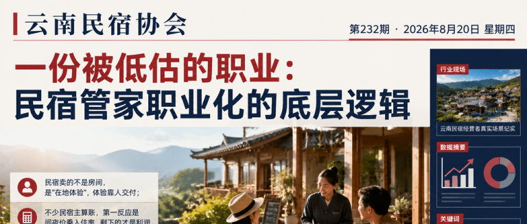 一份被低估的职业：民宿管家职业化的底层逻辑｜民宿管家、民宿管家职业化