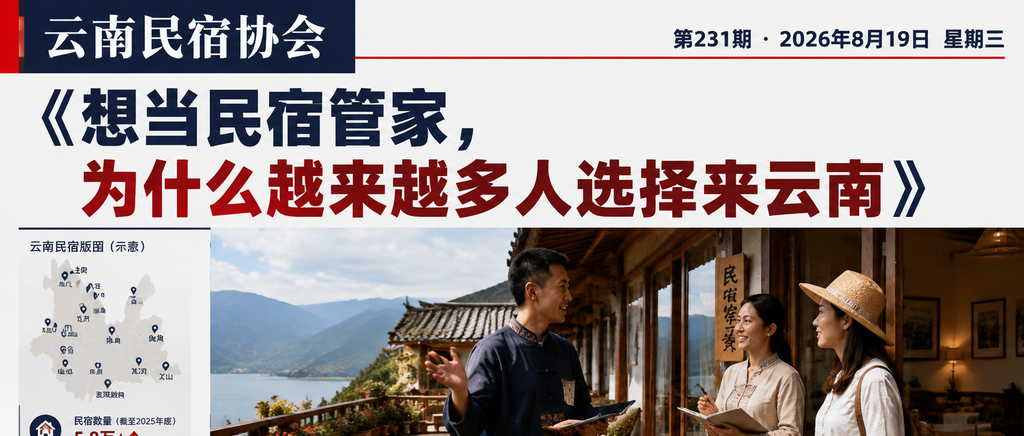 想当民宿管家，为什么越来越多人选择来云南｜民宿管家、想当民宿管家